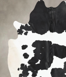 Black and White Cowhide Rug #B12663