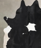 Black and White Cowhide Rug #B12666
