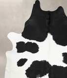 Black and White Cowhide Rug #B12672