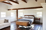 Black and White Cowhide Rug #B12672