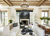 Black and White Cowhide Rug #B12676