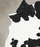 Black and White Cowhide Rug #B12679