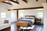 Black and White Cowhide Rug #B12679