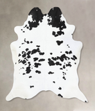 Black and White Cowhide Rug #B12683