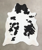 Black and White Cowhide Rug #B12684