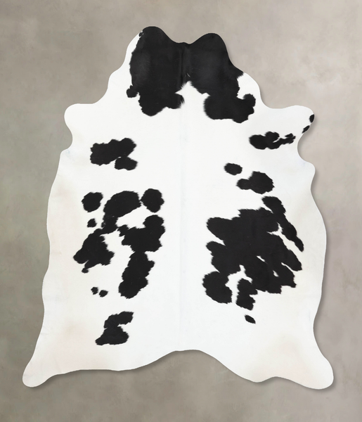 Black and White Cowhide Rug #B12684