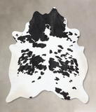 Black and White Cowhide Rug #B12724