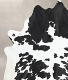 Black and White Cowhide Rug #B12724