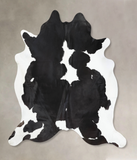 Black and White Cowhide Rug #B12727