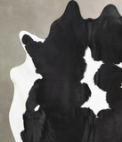 Black and White Cowhide Rug #B12727