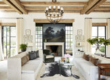 Salt and Pepper Black Cowhide Rug #B12767