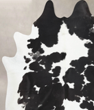Black and White Cowhide Rug #B12769