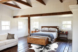 Salt and Pepper Black Cowhide Rug #B12792