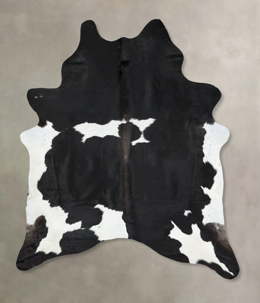 Black and White Cowhide Rug #B12795