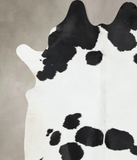 Black and White Cowhide Rug #B12814