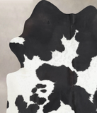 Black and White Cowhide Rug #B12828
