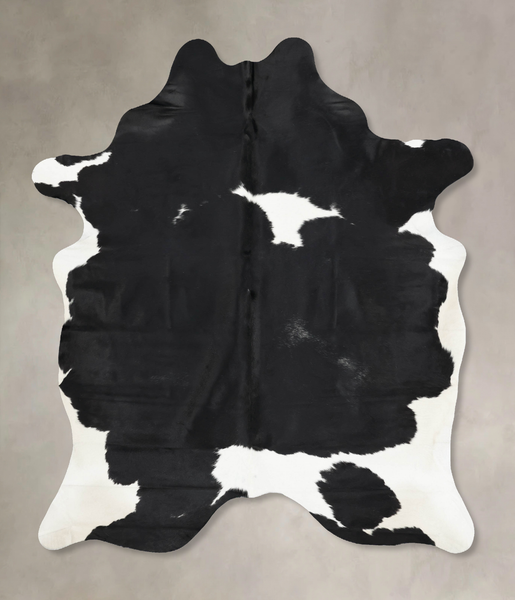 Black and White Cowhide Rug #B12829