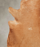 Solid Brown Cowhide Rug #B1283