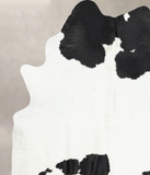 Black and White Cowhide Rug #B12830
