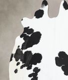 Black and White Cowhide Rug #B12832