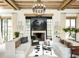 Black and White Cowhide Rug #B12832
