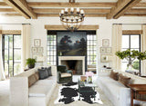 Black and White Cowhide Rug #B12835