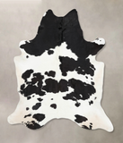 Black and White Cowhide Rug #B12844
