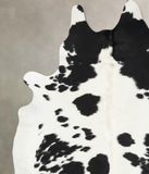 Black and White Cowhide Rug #B12845