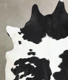 Black and White Cowhide Rug #B12846