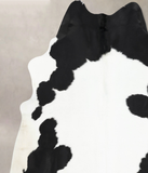 Black and White Cowhide Rug #B12847