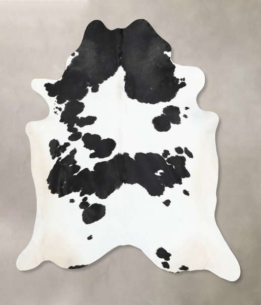 Black and White Cowhide Rug #B12853
