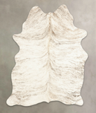 Grey Brindle Cowhide Rug #B1290