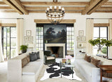 Black and White Cowhide Rug #B12907