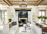 Salt and Pepper Brown Cowhide Rug #B12924