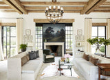 Salt and Pepper Brown Cowhide Rug #B12933