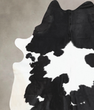 Black and White Cowhide Rug #B12940