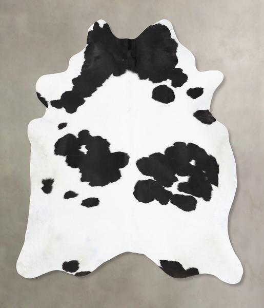 Black and White Cowhide Rug #B12945