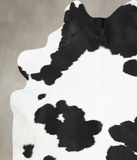 Black and White Cowhide Rug #B12945