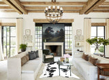 Black and White Cowhide Rug #B12950