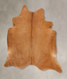 Solid Brown Cowhide Rug #B12956