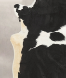 Black and White Cowhide Rug #B1296