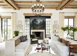 Brown and White Cowhide Rug #B12977