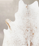 Salt and Pepper Brown Cowhide Rug #B12995
