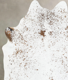 Salt and Pepper Brown Cowhide Rug #B13016