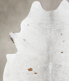 Salt and Pepper Brown Cowhide Rug #B13027