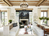 Salt and Pepper Brown Cowhide Rug #B13056