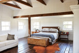 Solid Brown Cowhide Rug #B13072