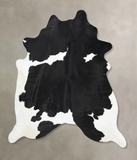 Black and White Cowhide Rug #B13080