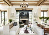 Salt and Pepper Brown Cowhide Rug #B13107