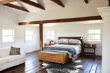 Salt and Pepper Black Cowhide Rug #B13109